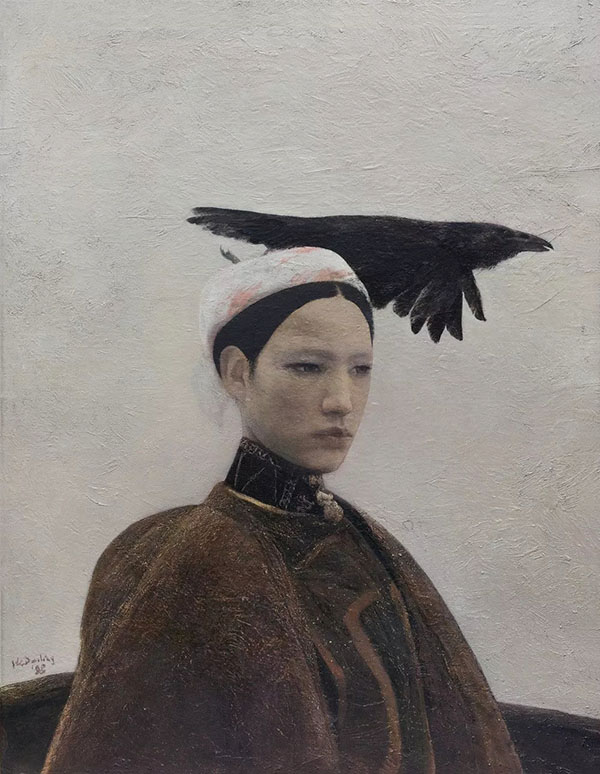 何多苓大型个展“草·色”今日在龙美术馆开展