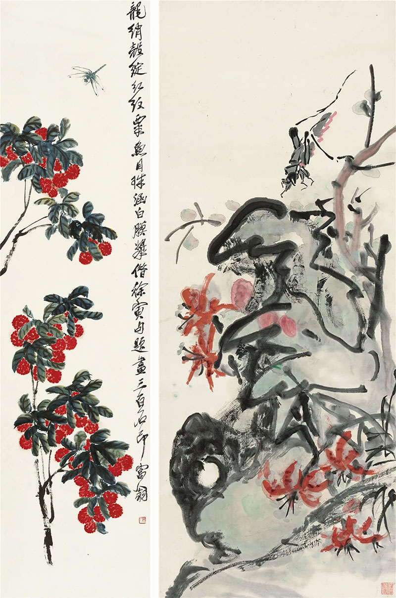  隔花人远天涯近：齐白石·黄宾虹花鸟画展开展