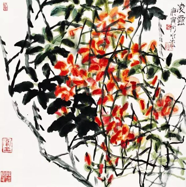 中国大写意花鸟画研究院挂牌 何水法担任院长