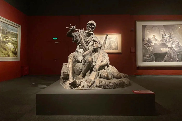 “无声诗里颂千秋:美术经典中的党史主题展”在国家博物馆开幕