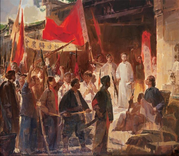 百年辉煌·武汉记忆：庆祝中国共产党成立100周年全国美术作品展开展