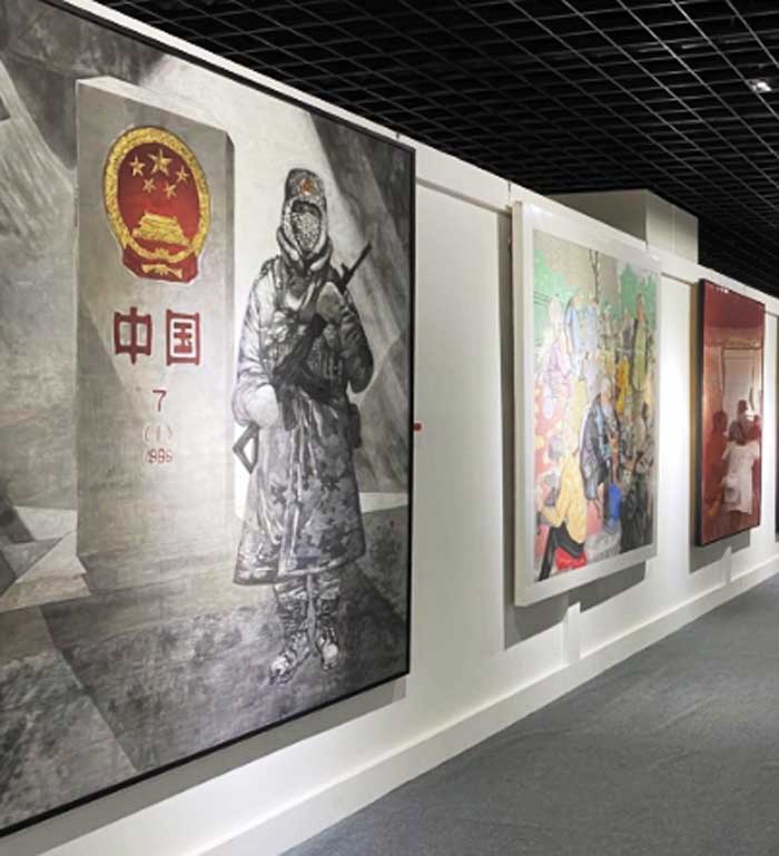 百余件作品致敬延安 陕西省庆祝中国共产党成立100周年美术作品巡展开启