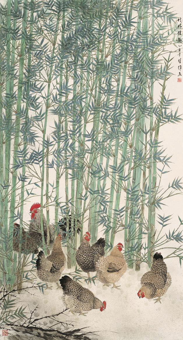 <b>《竹林佳趣》</b>
