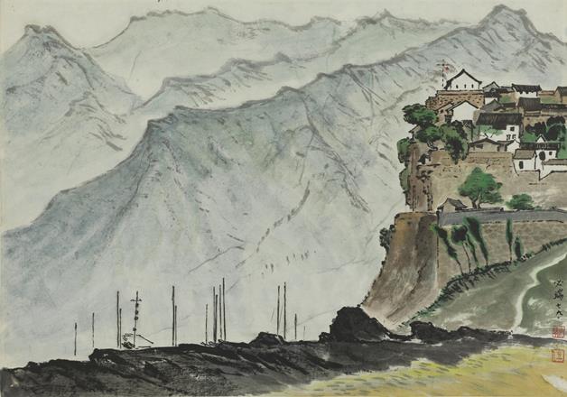  “笔端三峡，江山青峰：中国美术馆藏伍必端美术作品展”今日开幕