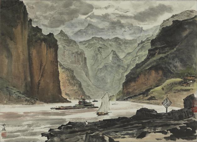  “笔端三峡，江山青峰：中国美术馆藏伍必端美术作品展”今日开幕