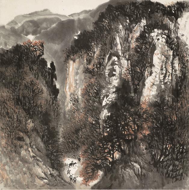 “出长安：陕西中国画作品巡展（北京站）”今日在中国美术馆开幕