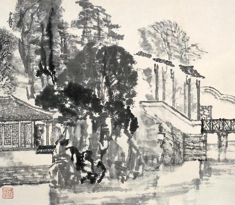 “映道：童中焘中国画笔墨传习展”在潘天寿纪念馆开幕