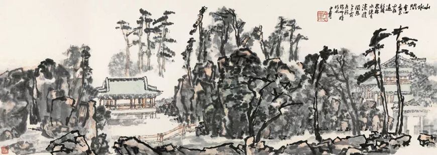 “映道：童中焘中国画笔墨传习展”在潘天寿纪念馆开幕