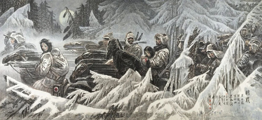 心系民族 笔力千钧：赵华胜中国画作品捐赠展 亮相国家画院