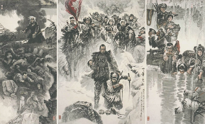 心系民族 笔力千钧：赵华胜中国画作品捐赠展 亮相国家画院