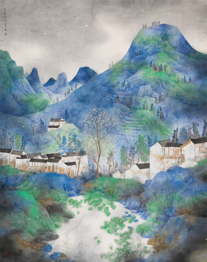 青山收笔底 绿水涌毫端：林容生的山水世界