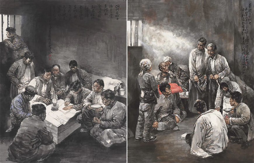 “百年望道：画说北京党史”绘画作品展在李可染画院美术馆开幕