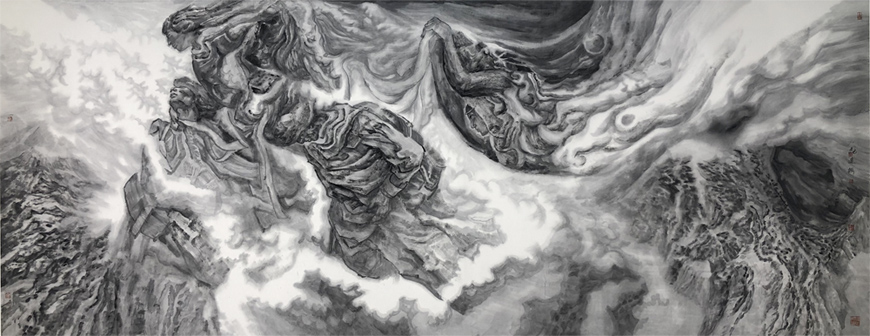 凝云造梦归去来 穿山越谷天地人：纪连彬的绘画世界