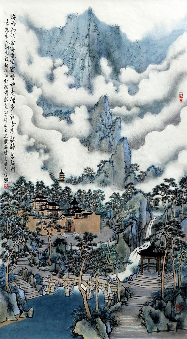 屏风九叠云锦张 影落明湖清黛光：方骏艺术展