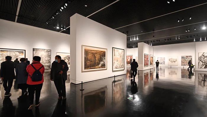 第七届全国画院美术作品展览在郑州美术馆开幕