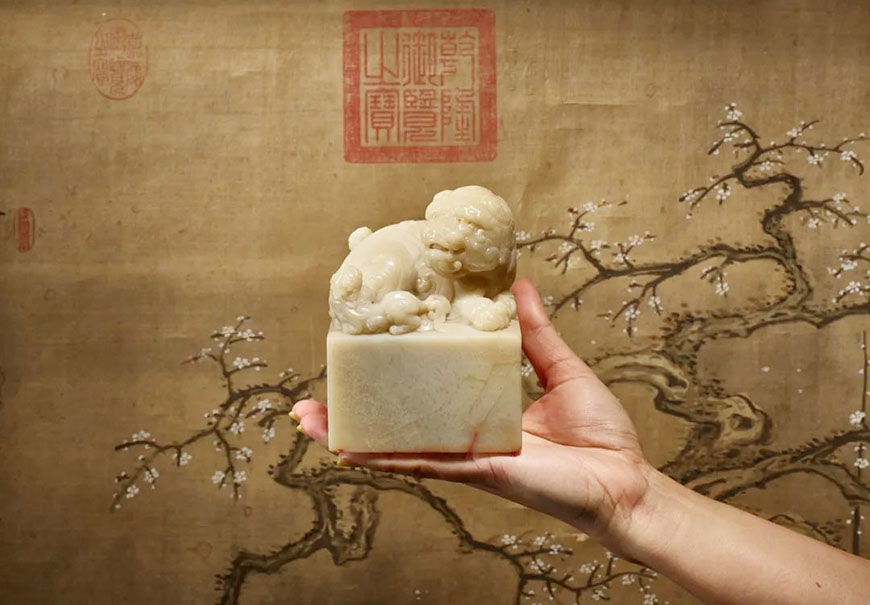 “乾隆御览之宝”寿山石玺 中国艺术史上最闻名的宝玺即将上拍