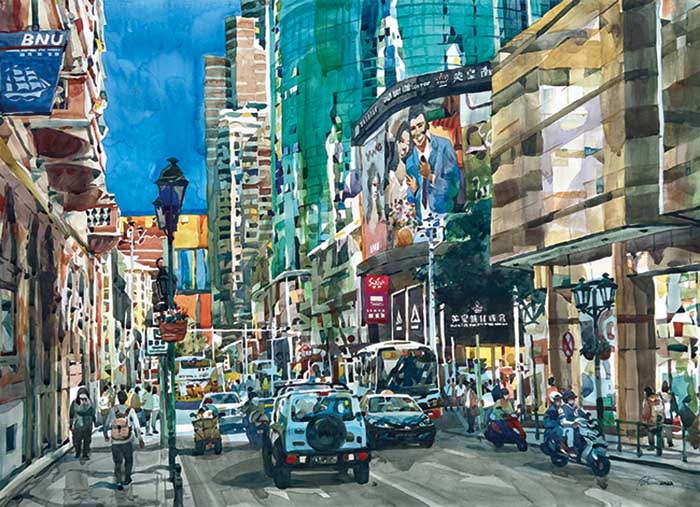 笔墨丹青绘湾区：庆祝香港回归祖国25周年美术作品展在中国国家博物馆展出