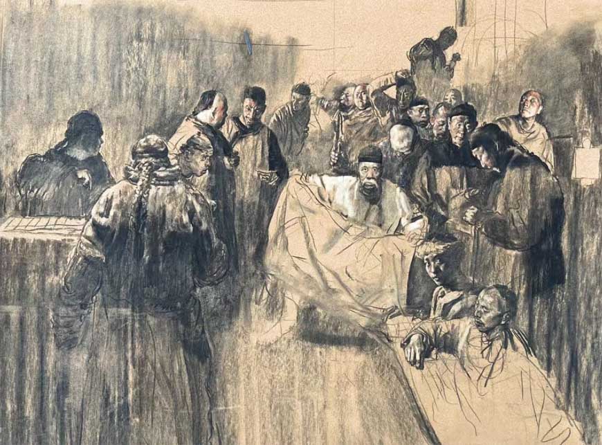  意在笔先：中国当代艺术家草图展呈现