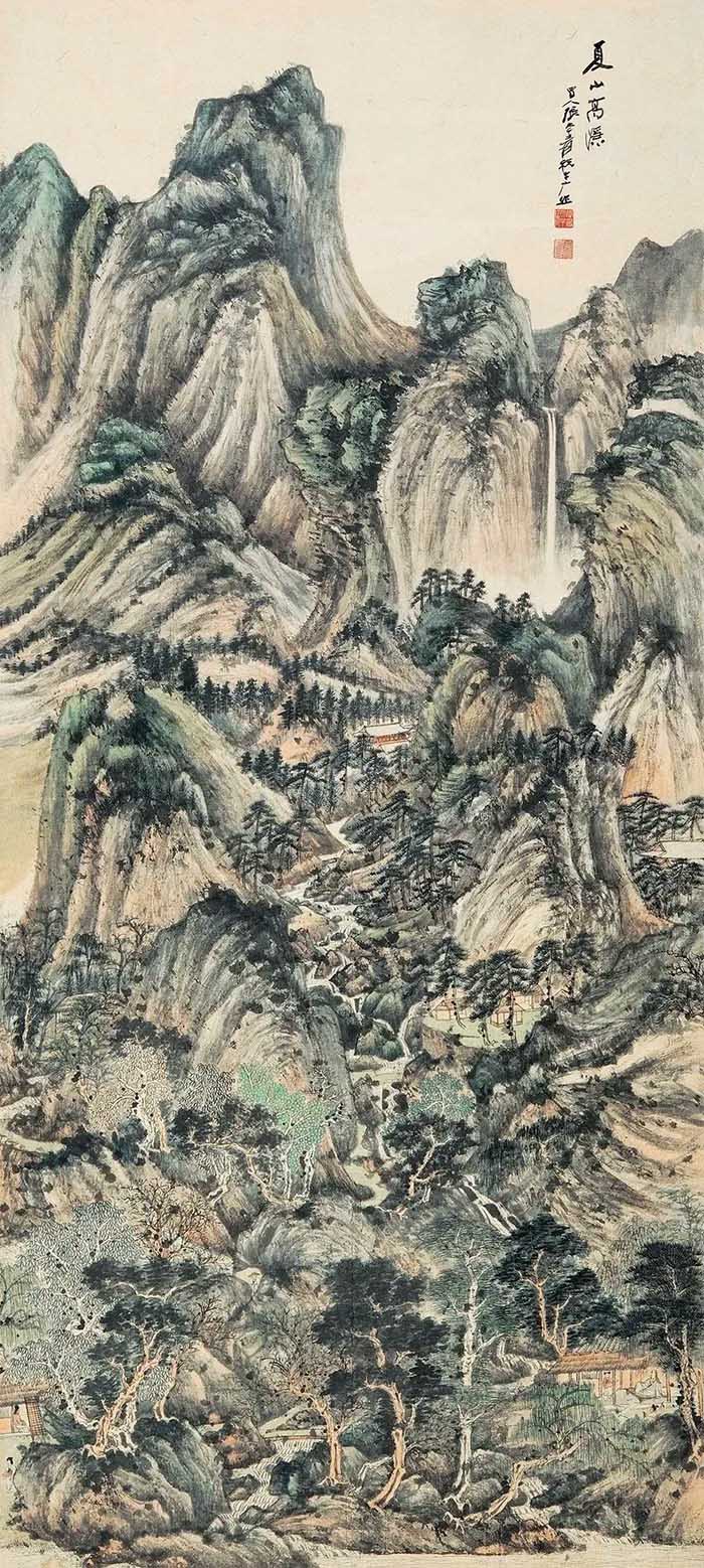  高山仰止 南张北齐：张大千齐白石书画艺术特展