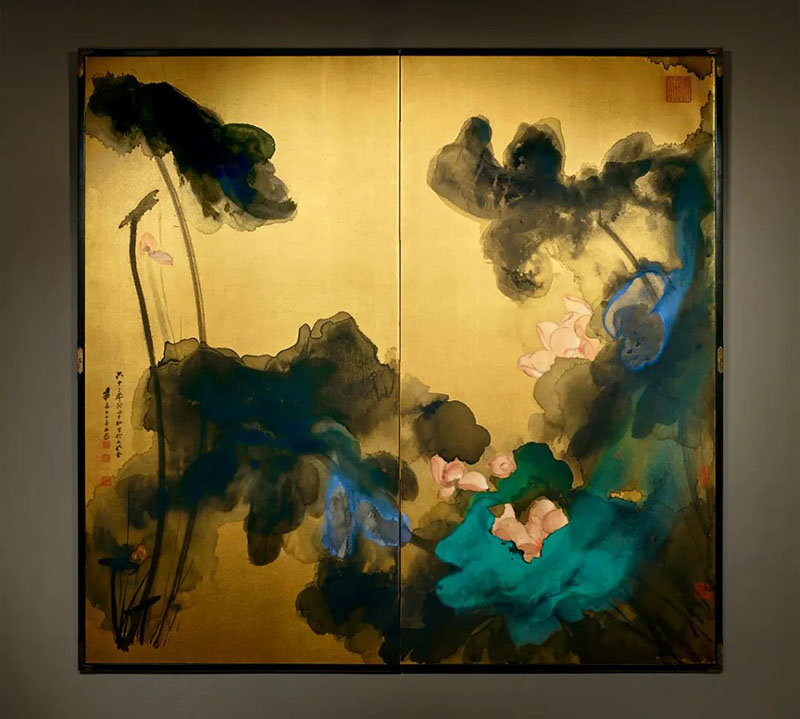  张大千《花开十丈影参差》2.5亿领跑 苏富比亚洲50周年晚拍总成交15亿港元
