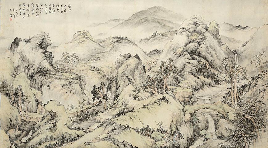  古逸之风：黄羲中国画展今日在中国美术馆开展