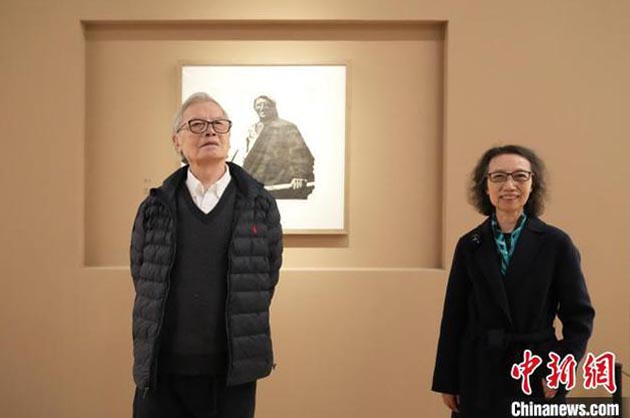 徐匡阿鸽伉俪作品展亮相中国美术馆 呈现经典版画作品