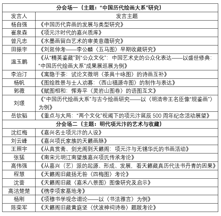 首届“天籁阁学术研讨会”在嘉兴隆重开幕