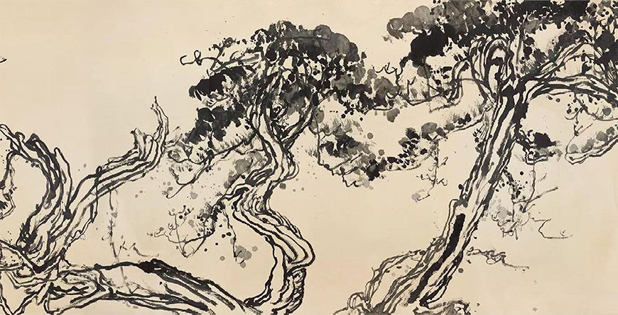  刘海粟首次书法大展亮相中国美术馆