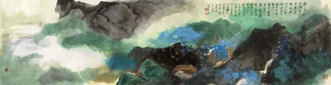 何海霞·郦海粮师生作品展在荣宝斋大厦开展