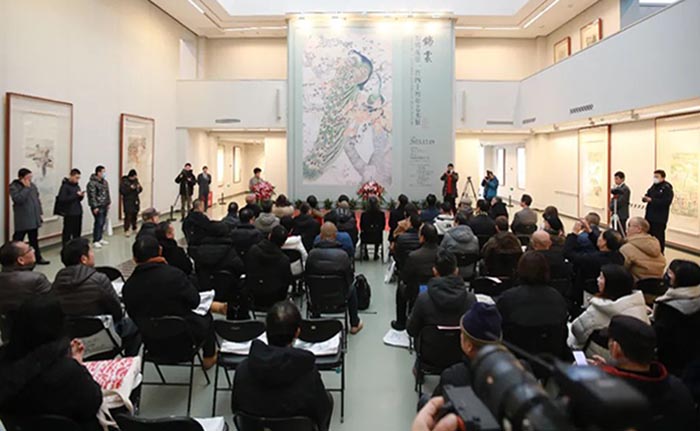 郑锦诞辰140周年艺术展在中国国家画院美术馆隆重开幕