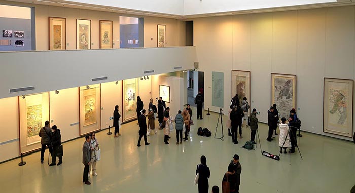 郑锦诞辰140周年艺术展在中国国家画院美术馆隆重开幕