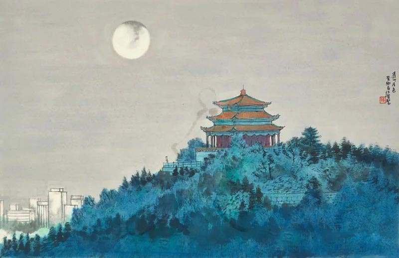 中国画画文物：北京中轴线主题写生作品展明日将在国家画院开幕