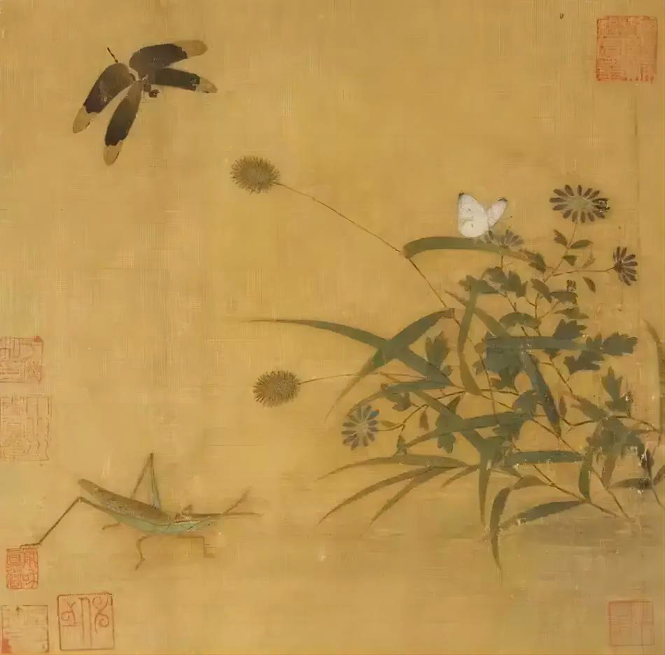 中国画里的“草虫”