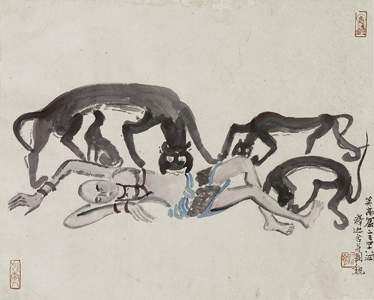 “塞外驼铃：关山月1940年代西北写生与敦煌临摹专题展”在新疆美术馆开幕