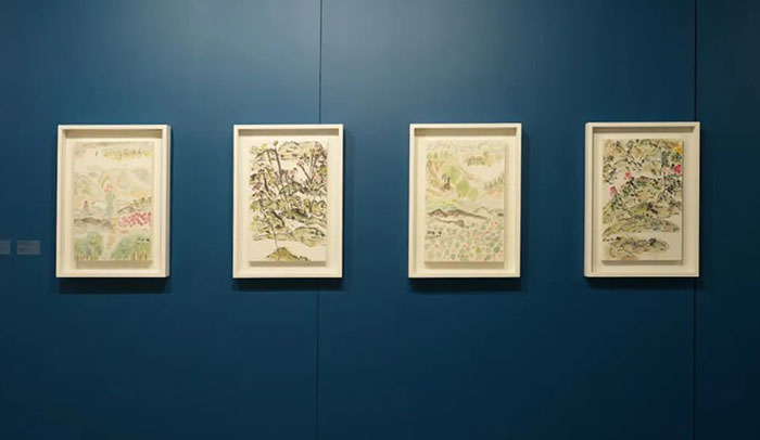 桐溪小蝉个展“我见青山多妩媚”