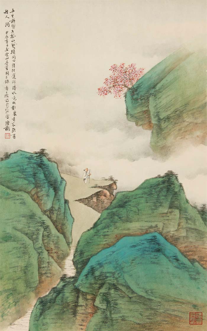 陈翔朱顺林山水画展在日本东京中国文化中心开幕