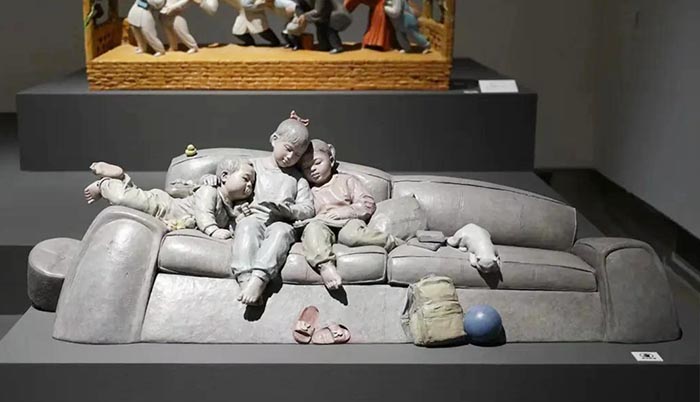 第十四届全国美术作品展览雕塑作品展揭幕