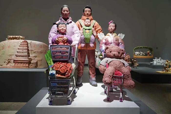 第十四届全国美术作品展览雕塑作品展揭幕