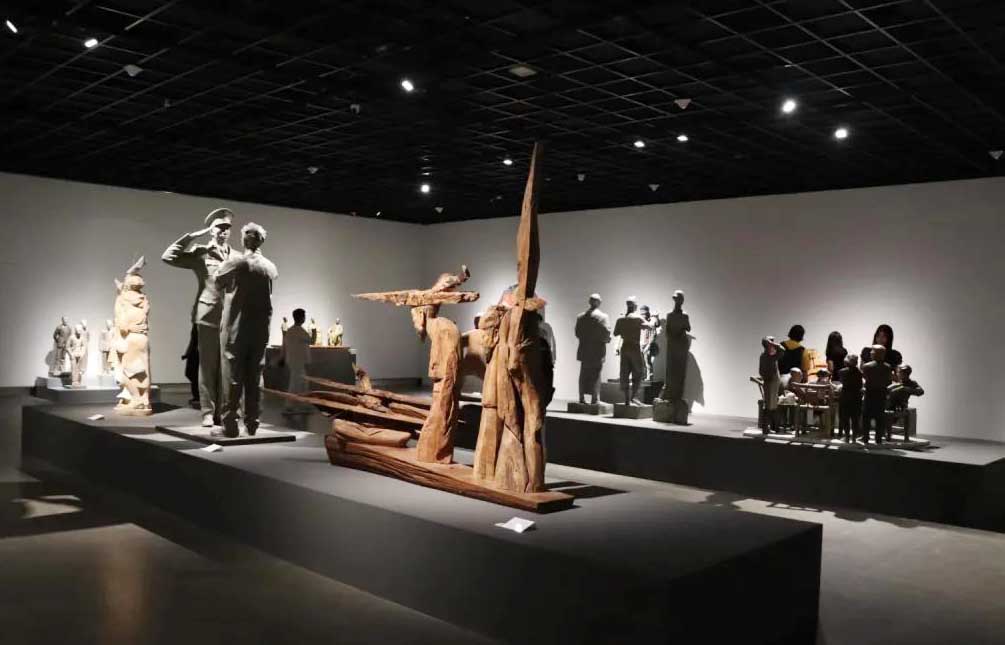 第十四届全国美术作品展览雕塑作品展揭幕