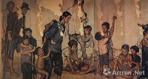 屡经磨难的蒋兆和代表作《流民图》 反映民族悲