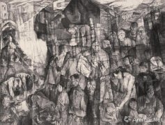 <b>周思聪《矿工图》组画 表现性水墨再现“民族血</b>